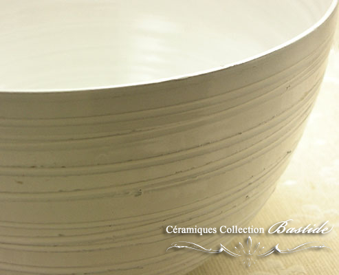 Provence hand made pottery (BASTIDE.Salad bowl) - Click Image to Close